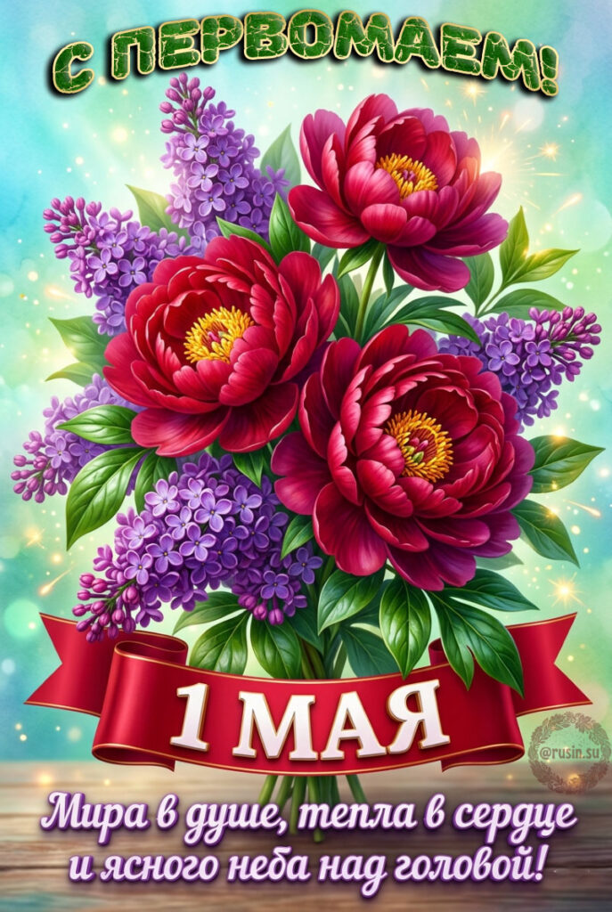 с 1 мая картинки и пожелания