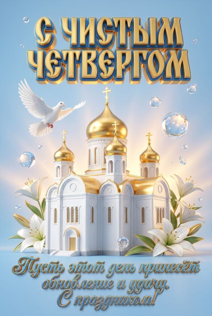 картинки с чистым четвергом поздравительные