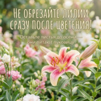 Когда и как правильно обрезать лилии после цветения: полное руководство для пышного цветения в следующем году