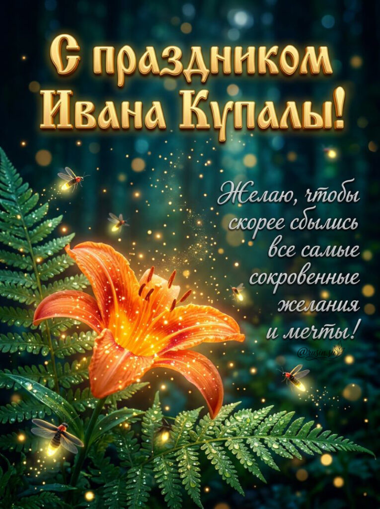 Праздник Ивана Купала Картинки с папоротником