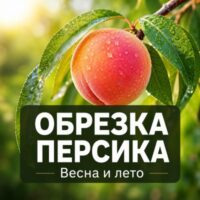 Весенняя и летняя обрезка персика: сроки, техника и советы