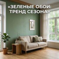 Зеленые обои в интерьере: как выбрать оттенок для гостиной, спальни и кухни