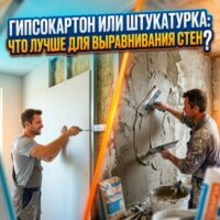 Гипсокартон или штукатурка: что лучше для выравнивания стен