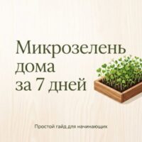 Как вырастить микрозелень в домашних условиях: пошаговое руководство
