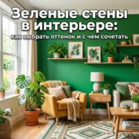 Зеленые стены в интерьере: как выбрать оттенок и с чем сочетать