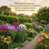 Зимующие цветы: какие растения зимуют в открытом грунте, а какие нужно выкапывать на зиму